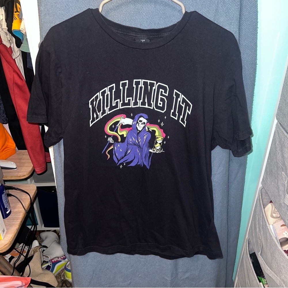 Men’s Black Graphic T-Shirt